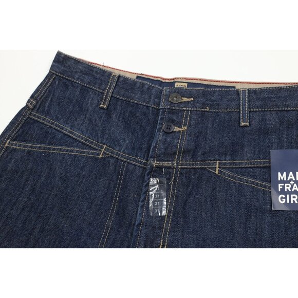 Deadstock Vintage 90s Marithe Francois Girbaud Mens 31 Baggy Denim Jean Shorts - Picture 5 of 11